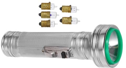 OSALADI Linterna Antigua de Hierro con Brillo Ajustable Estilo Años 80 Vintage y Modos de Luz Múltiples para Fotografía y Actuaciones