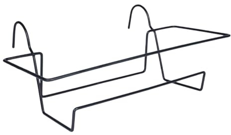 Supports pour jardinières | Étagère de jardin en métal | Support pour jardinière pour balustrade | pour fenêtre, balcon, clôture, jardin, intérieur, extérieur, terrasse