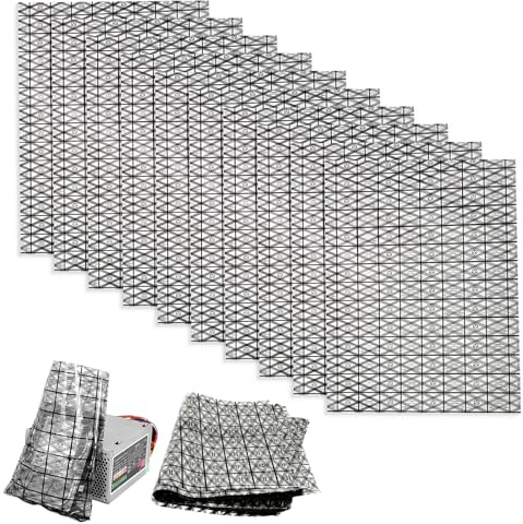 30 bolsas antiestáticas ESD, 15 x 25 cm, negras, apertura superior, 116 micras de grosor, PE, para placas base, tarjetas gráficas, discos duros y componentes electrónicos.