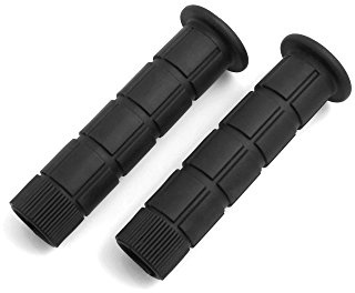 System-s Caoutchouc Poignées de vélo vélo de poignée Poignées de Guidon poignées de Guidon pour vélo BMX VTT en Noir