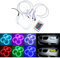 BOOMBOOST 4Pcs Luz del Anillo del Coche RGB LED mira el xenón de la Linterna Multi-Color Ángel de Ojos