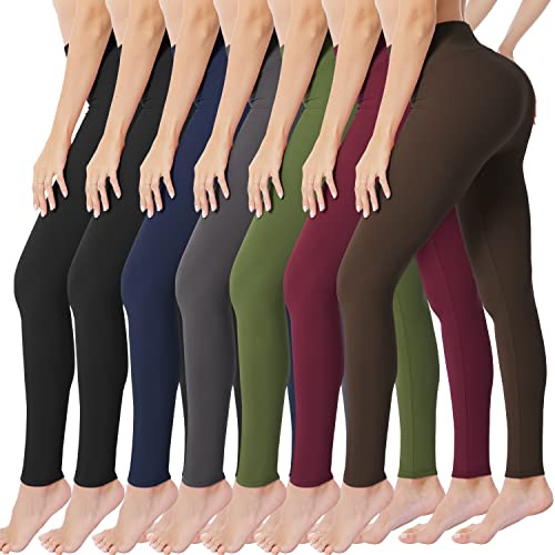VALANDY Creamlush Women's Leggings High Waisted Tummy Control Stretch Yoga Pants Workout Tights Leggings for Women