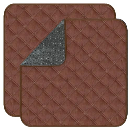 GRUENERDE Wasserdichte Inkontinenz-Stuhlauflage, saugfähig, 4-lagiges Design, waschbar, wiederverwendbar, Inkontinenzschutz, 53,3 x 55,9 cm