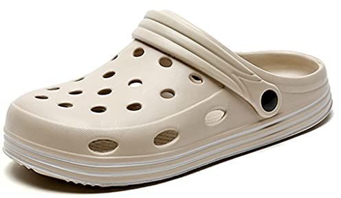 MTFBQ Garden Zuecos Zapatos Unisex Zapatillas De Ducha Antideslizantes, Sandalias Zapatos De Enfermería Sin Cordones Cómodos Zapatos De Agua para Exteriores Playa Jardinería Chanclas para Interiores