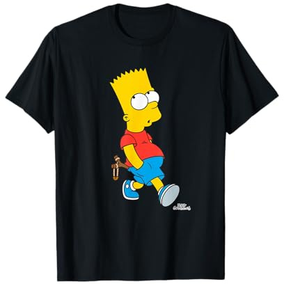 Los Simpson: Bart Simpson con tirachinas Camiseta