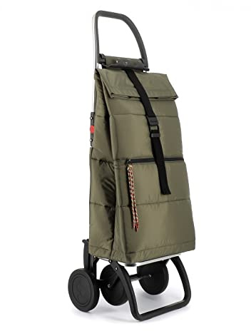 Klappbarer Einkaufstrolley Rolser Big Polar 4 Räder - Kaki