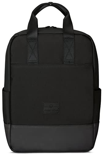 Johnny Urban Rucksack Damen Herren Schwarz - Jona Medium - Sportlicher Laptop Tagesrucksack für Uni City Schule Sport- Cityrucksack Tasche mit Laptopfach - Wasserabweisend