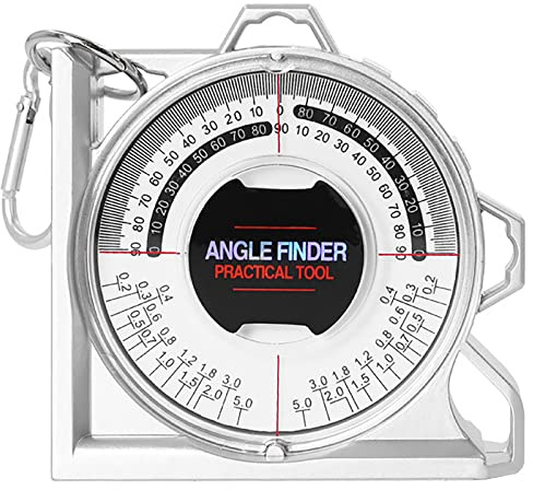 Angle Finder Inclinometer Protractor Magnetic Angle Finder Angle Measuring Tool Tilt Level Meter Slope Locator Angle Measurement Engineering Clinometer Angle Meter Gauge for Household Industrial Use