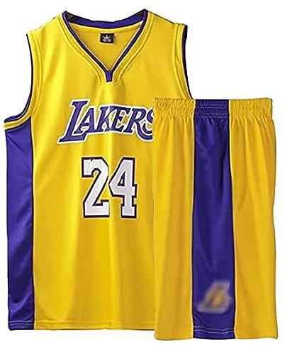 Camiseta y Pantalones Cortos de Baloncesto, Traje Sin Mangas para Adultos, Ropa Deportiva, Camiseta Chaleco + Pantalones Cortos (5XL, Amarillo)