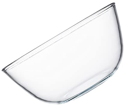 Cabilock Saladier en Verre Transparent 1600 ML Bol Ménager Multifonction Résistant La Cuisine Salon Buffet