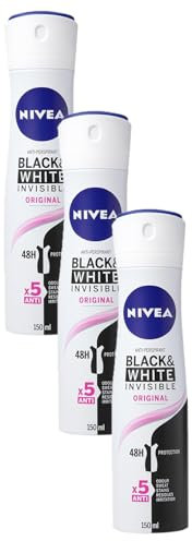 Invisible for Black & White Clear 48h Anti-Perspirant (Pack of 3)