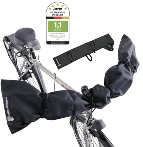 NC-17 Universal Lenkerschutz Ebike│E Bike Fahrrad Lenkerschutzhülle│Transportschutz für Heckträger│Fahrradträger│Schutzhülle E-Bike│Regenschutz und robust