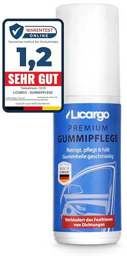 LICARGO Gummipflege Auto Dichtung 75 ml - pflegt, schützt & hält Gummi geschmeidig - Auto Pflegestift für Fensterdichtungen & Türgummi Pflege im Winter - verhindert Festfrieren, Risse & Austrocknung