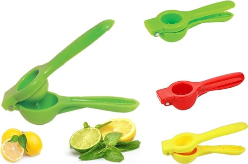 AARNAV Lemon Squeezer I Plastic Lemon Squeezer I Citrus Press Juicer I Lime Juice Press (Green)