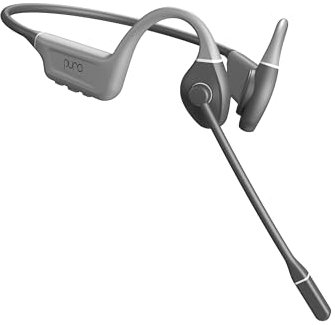 Puro Sound Labs PuroFlex-Pro Casque à conduction osseuse Bluetooth 5.3 Ecouteur Sport Sans Fil Résistant à la transpiration avec microphone intégré