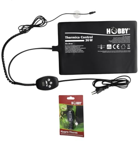 Hobby Thermica Control 36 W inkl. Hygro-Therm - Heizmatte + Hygrometer/Thermometer