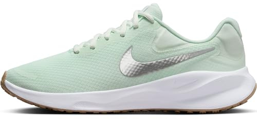 Nike Revolution 7 Oxford-sko, Barely Green Metallic Silver Vit, 38.5 EU