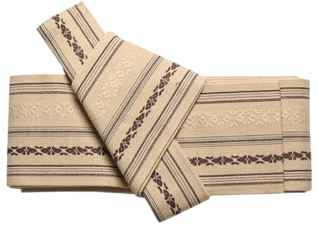 CAMDOM Cintura da Uomo in Stile Giapponese per Kimono Obi da Samurai Cintura Angolare per Yukata Fascia Versatile in Più Colori Accessorio per Sauna SPA e Taekwondo