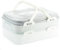 SUSTANIA Boîte de transport pour gâteaux, cupcakes, muffins, 1 pièce, récipient à gâteau avec insert de levage pratique, fermetures à clic et poignées de transport, 2 étages, 40 x 30 x 18 cm, fabriqué