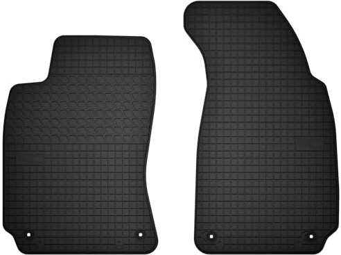 Wielganizator Automatten-Set – Passend für Skoda Superb I (2001-2008) – Gummimatten – Autozubehör – Auto Fußmatten – 2-teilig – Schwarz