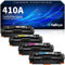 Halloya 410A Toner Kompatibel für HP 410A 410X CF410A CF410X Druckerpatronen für HP MFP m477fdw Toner Color Laserjet Pro MFP M477fdw M477fdn M452nw M377dw M452dn M452dw M477dw M477nw (4 Pack)