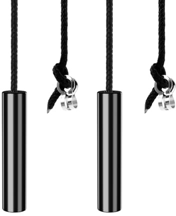 FKLiLEBU 2 Pack Bathroom Light Pull Cord, 150CM Black Metal Cylindrical Cord with 6x1.2CM Handle for Ceiling, Toilet & Fan Switch