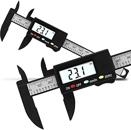 0-100mm Digital Vernier Caliper Gauge Measuring Tool for Jewelry Measurement Dimensional Measurement