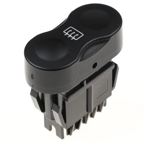 HZSMYXGS Compatibile con Dacia per Logan 2008-2021 60015-46145 6001546145 Pulsante Interruttore di Controllo Lunotto Termico Interruttore Alzacristalli
