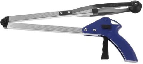 DECORNIJIA Pince de Préhension Pliante Longue pour Ramassage Dordures Réutilisable Outil de Nettoyage Extérieur Pratique pour Personnes Âgées et Usage Domestique