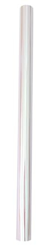 Yardenfun Regenbogen Geschenkpapier aus Kunststoff Silberfarben mit Farbverlauf 1stück für Blumensträuße Hochzeit Muttertag und Geburtstag