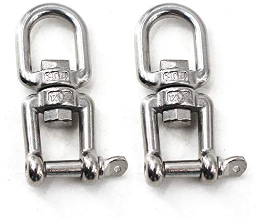 M8 Kettenverbinder mit Schwenkbügel 304 Edelstahl (2 Stücke)
