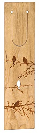 Waldvögel: Holz-Lesezeichen