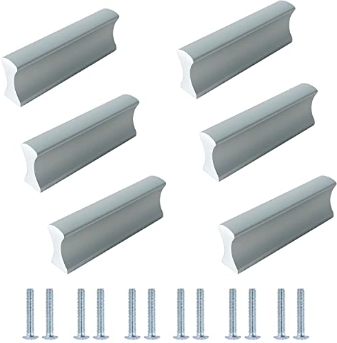 HY HUIJUN Möbelgriffe - 6 Stück Möbel Lochabstand 32mm Schrankgriff Schubladengriff Küchengriff Küche Griffe