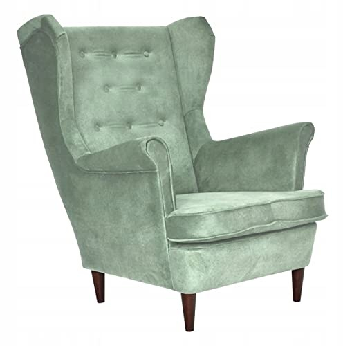 Family Meble Sessel, Modell Diana, Skandinavisch, Relaxsessel aus Webstoff, Loungesessel, Ohrensessel, Fernsehsessel, Bequemer Sessel, Für Wohnzimmer, Esszimmer, Schlafzimmer, Büro, Aura 12