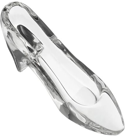 IMIKEYA Mini Crystal Shoe Decorative High Heel Ornament Crystal Desktop Adornment for Home Furnishing and Party Decoration