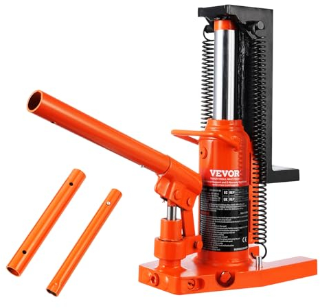 VEVOR Hydraulic Toe Jack, 2.5 Ton On Toe Toe Jack Lift, 5 Ton On Top Lift Capacity Machine Jack, 0.8-5.3 in Toe Height, 8.9-13.4 in Top Height, Air Hydraulic Claw Jack for Machinery, Industry