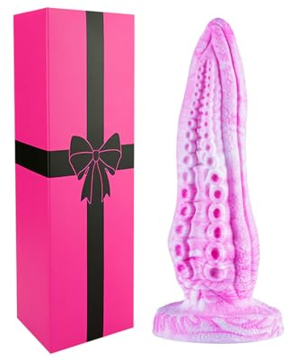 Consolador pequeño con tentáculo de 16,5 cm, lindo tapón anal para principiantes, consolador monstruo realista,tapón anal de silicona de pulpo,consolador de dragón para principiantes,hombres y mujeres
