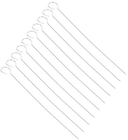 CAXUSD 30piezas Brochetas De Acero Inoxidable Para Barbacoa Brochetas Para Asar Para Pinchos Morunos Aves