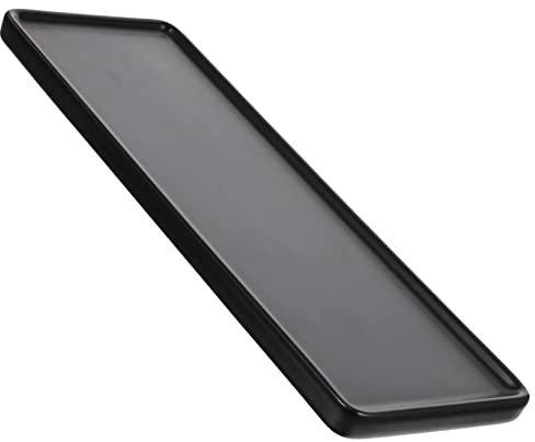 Cabilock Keramik Ablagetablett Rechteckig Kosmetik Organizer Für Badezimmer Glatte Oberfläche Dekoratives Seifenschälchen Für Schreibtisch Und Waschbecken