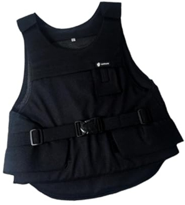 Aymzbd Chaleco Ecuestre Protector para Niños Chaleco de Equitación Infantil Accesorio de Acolchado Chaleco Transpirable de Absorción de Impactos, L