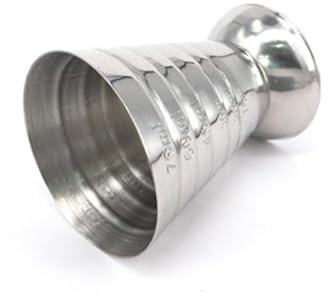 Vaso Medidor Acero Inoxidable, Jigger Barra Coctelería, Plata