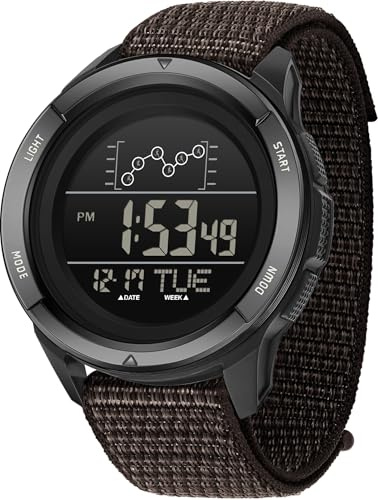 findtime Orologi militari per gli uomini tattico digitale orologio sportivo impermeabile esercito esterno cinturino in nylon elettronico orologio da uomo LED luminoso allarme cronometro Relojes para