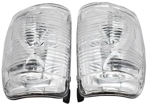SADQRG Indicatori di direzione Per Ford Per Transit Mk8 14-19 Specchietto Retrovisore Indicatore Direzione Guscio Specchio Laterale Lente BK3113B381AB 1847387 indicatori di direzione dinamici(1 paio)
