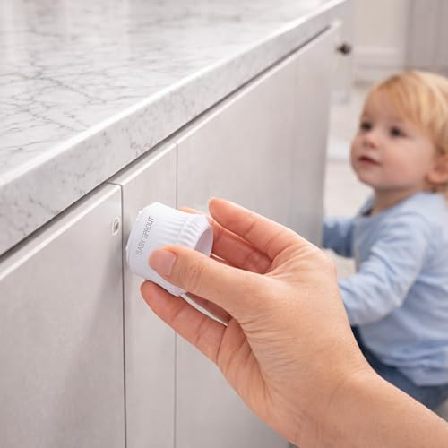 BABY SPROUT® Magnetic Cupboard Locks for Children | 10 Child Safety Cupboard & Cabinet Locks for Kitchen Cupboards and Drawers + 2 Keys & 8 Bonus Corner Protectors | No Tools or Drilling | UK Brand