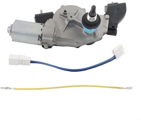 Hinten Scheibenwischermotor mit Gestänge aus Metall Silber Ersatzteil passend für for hyundai Santa Fe 2013-2019 OEM 98700-B8000 einfache Montage langlebige Konstruktion