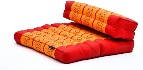 Leewadee Foldable Meditation Cushion 50 x 70 x 12 cm - Kapok Floor Seat Cushion for Meditation & Relaxation