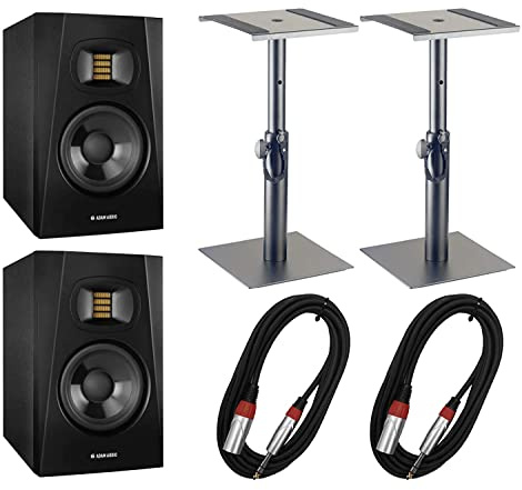 ADAM Audio Adam Audio T5V 5 Studio Monitors with Desktop Stands & Cables