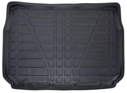 SCOUTT | Kofferraumwanne Laderaumwanne Kompatibel mit 2008 2013-2018, mit Hoher Rand, Kofferraum-Schutzmatte, Geriffelt, Aufrollbar