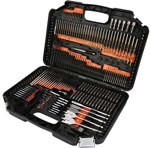 Cerlingwee Bohrer-Set 246-teiliges Bohrer- und Schraubendreher-Bit-Set für Heimwerkerprojekte, Fahrradreparaturen, leichte Autoreparaturen