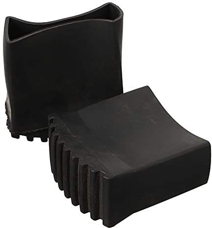 WINOMO 2Pcs Ladder Non Slip Feet Rubber Ladder Accessories Replacement Step Ladder Feet Foot Mat（2.75X2.55X1.18inch）